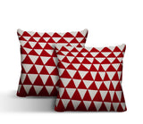 Tanno Geometric Reversible Indoor/Outdoor Square Pillow
