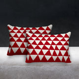 Tanno Geometric Reversible Indoor/Outdoor Rectangular Pillow