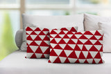 Tanno Geometric Reversible Indoor/Outdoor Rectangular Pillow