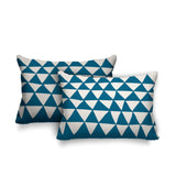Tanno Geometric Reversible Indoor/Outdoor Rectangular Pillow