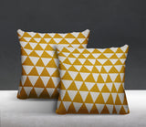 Tanno Geometric Reversible Indoor/Outdoor Square Pillow