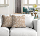 Tanta Abstract Reversible Indoor/Outdoor Square Pillow