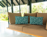 Tanta Abstract Reversible Indoor/Outdoor Rectangular Pillow