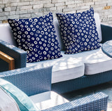 Tanta Abstract Reversible Indoor/Outdoor Square Pillow
