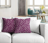 Tanta Abstract Reversible Indoor/Outdoor Square Pillow
