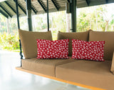 Tanta Abstract Reversible Indoor/Outdoor Rectangular Pillow