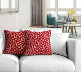Tanta Abstract Reversible Indoor/Outdoor Square Pillow