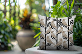 Tanza Bird Reversible Indoor/Outdoor Square Pillow