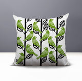 Tanza Bird Reversible Indoor/Outdoor Square Pillow