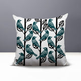 Tanza Bird Reversible Indoor/Outdoor Square Pillow