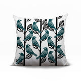 Tanza Bird Reversible Indoor/Outdoor Square Pillow