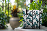 Tanza Bird Reversible Indoor/Outdoor Square Pillow