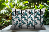 Tanza Bird Reversible Indoor/Outdoor Rectangle Pillow