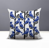 Tanza Bird Reversible Indoor/Outdoor Square Pillow