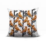 Tanza Bird Reversible Indoor/Outdoor Square Pillow