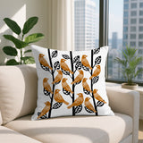 Tanza Bird Reversible Indoor/Outdoor Square Pillow