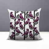 Tanza Bird Reversible Indoor/Outdoor Square Pillow