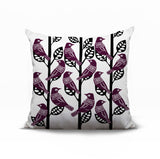 Tanza Bird Reversible Indoor/Outdoor Square Pillow