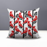 Tanza Bird Reversible Indoor/Outdoor Square Pillow
