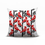 Tanza Bird Reversible Indoor/Outdoor Square Pillow