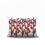 Tanza Bird Reversible Indoor/Outdoor Rectangle Pillow