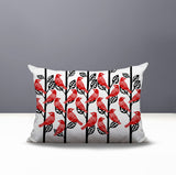 Tanza Bird Reversible Indoor/Outdoor Rectangle Pillow