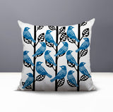 Tanza Bird Reversible Indoor/Outdoor Square Pillow