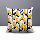 Tanza Bird Reversible Indoor/Outdoor Square Pillow