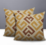 Tara 2 Sets Indoor/Outdoor Reversible Indoor Pillow in Carmel - Size 25x18