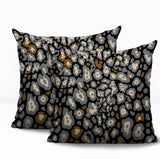 Tari Zebra Print Indoor/Outdoor Reversible Square Pillow