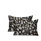 Tari Zebra Print Indoor/Outdoor Reversible Rectangular Pillow