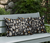 Tari Zebra Print Indoor/Outdoor Reversible Rectangular Pillow