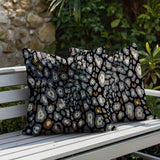 Tari Zebra Print Indoor/Outdoor Reversible Square Pillow