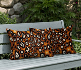 Tari Zebra Print Indoor/Outdoor Reversible Rectangular Pillow