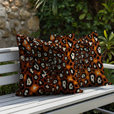 Tari Zebra Print Indoor/Outdoor Reversible Square Pillow