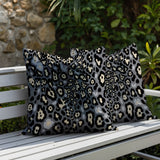 Tari Zebra Print Indoor/Outdoor Reversible Square Pillow