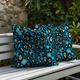 Tari Zebra Print Indoor/Outdoor Reversible Square Pillow
