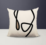 Tata Abstract Square Indoor/Outdoor Throw Pillow