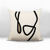 Tata Abstract Square Indoor/Outdoor Throw Pillow