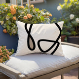 Tata Abstract Reversible Indoor/Outdoor Rectangular Pillow