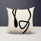 Tata Abstract Square Indoor/Outdoor Throw Pillow