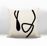 Tata Abstract Square Indoor/Outdoor Throw Pillow