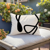 Tata Abstract Reversible Indoor/Outdoor Rectangular Pillow