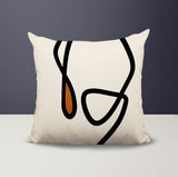 Tata Abstract Square Indoor/Outdoor Throw Pillow