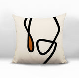 Tata Abstract Square Indoor/Outdoor Throw Pillow