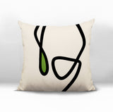 Tata Abstract Square Indoor/Outdoor Throw Pillow