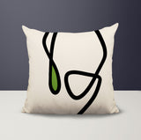 Tata Abstract Square Indoor/Outdoor Throw Pillow