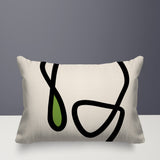 Tata Abstract Lumbar Indoor/Outdoor Throw Pillow