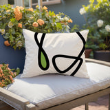 Tata Abstract Reversible Indoor/Outdoor Rectangular Pillow