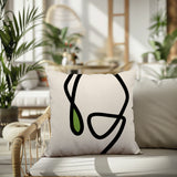 Tata Abstract Square Indoor/Outdoor Throw Pillow